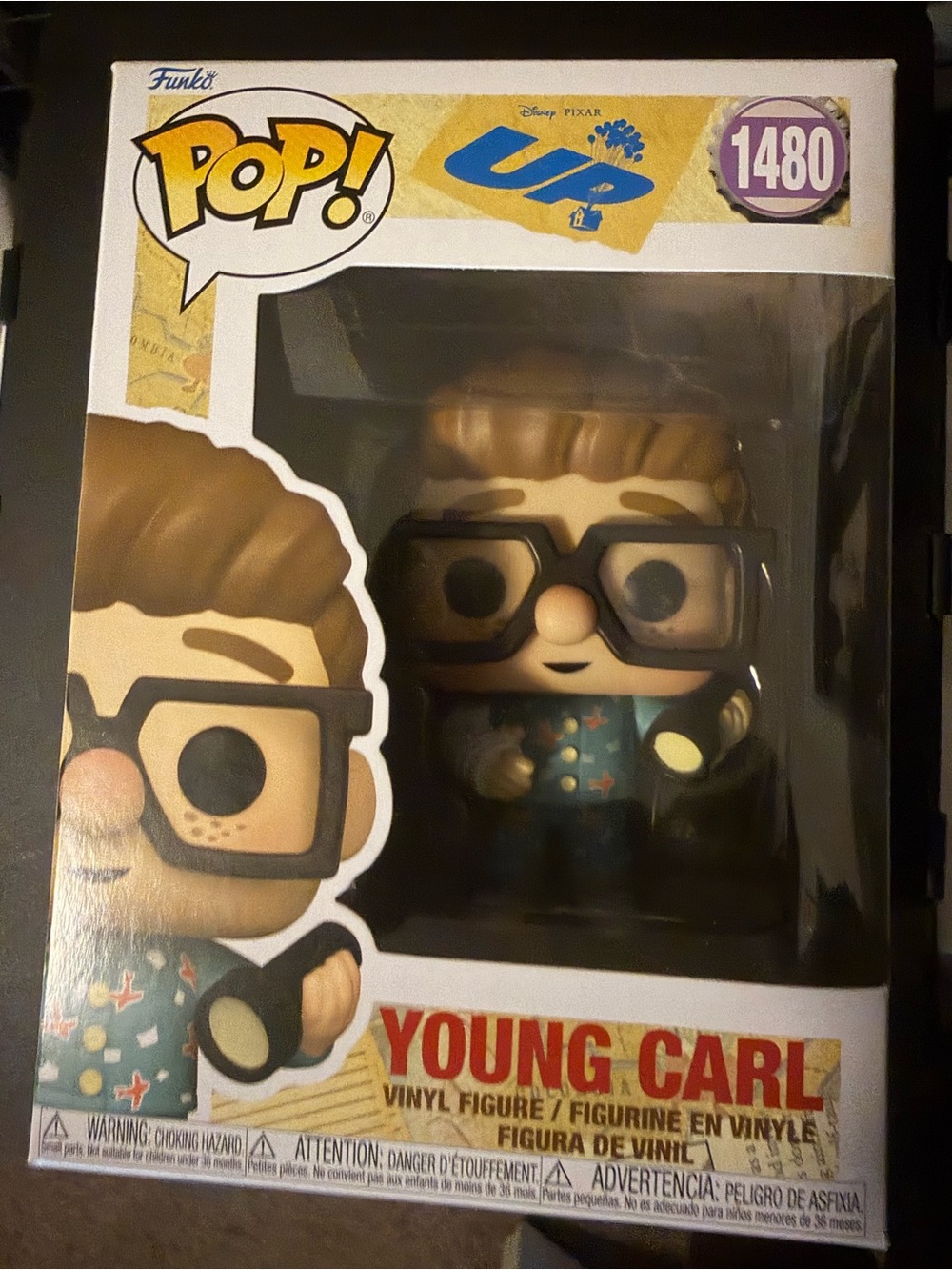 Funko POP! Disney Pixar Up - Young Carl #1480, NWT